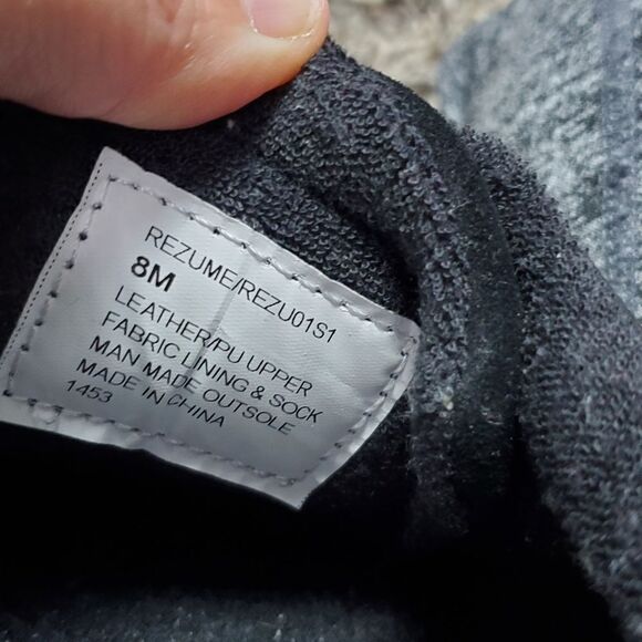 Steve Madden Black Leather & Suede Sneakers - Picture 7 of 7